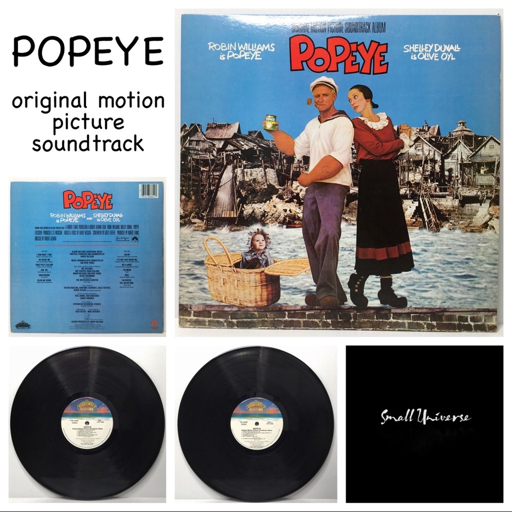 POPEYE record (Robin Williams, Shelley Duvall)